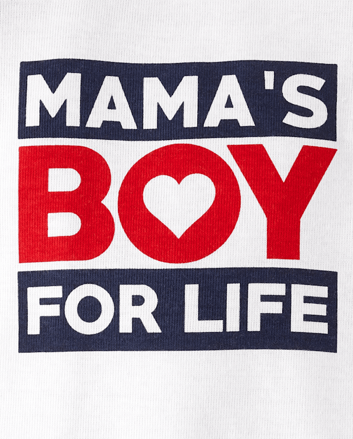 Baby And Toddler Boys Mama's Boy Snug Fit Cotton Pajamas