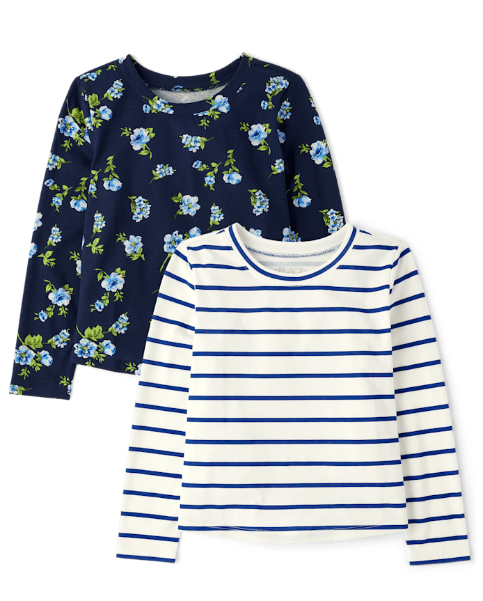 Girls Floral Top 2-Pack