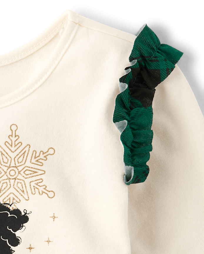 Toddler Girls Plaid Girl 2-Piece Outfit Set