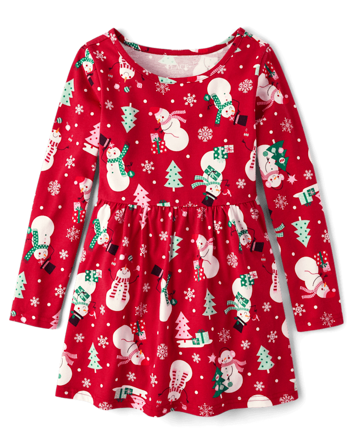 Girls Print Everyday Dress