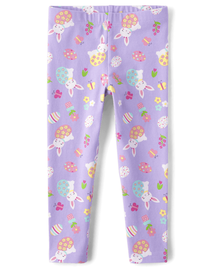 Toddler Girls Easter Leggings