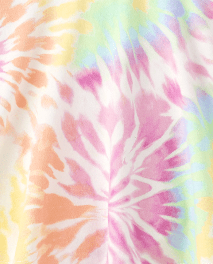 Toddler Girls Rainbow Tie Dye Skort 2-Pack