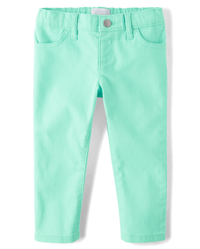 Jeans droits pour bébés et petites filles