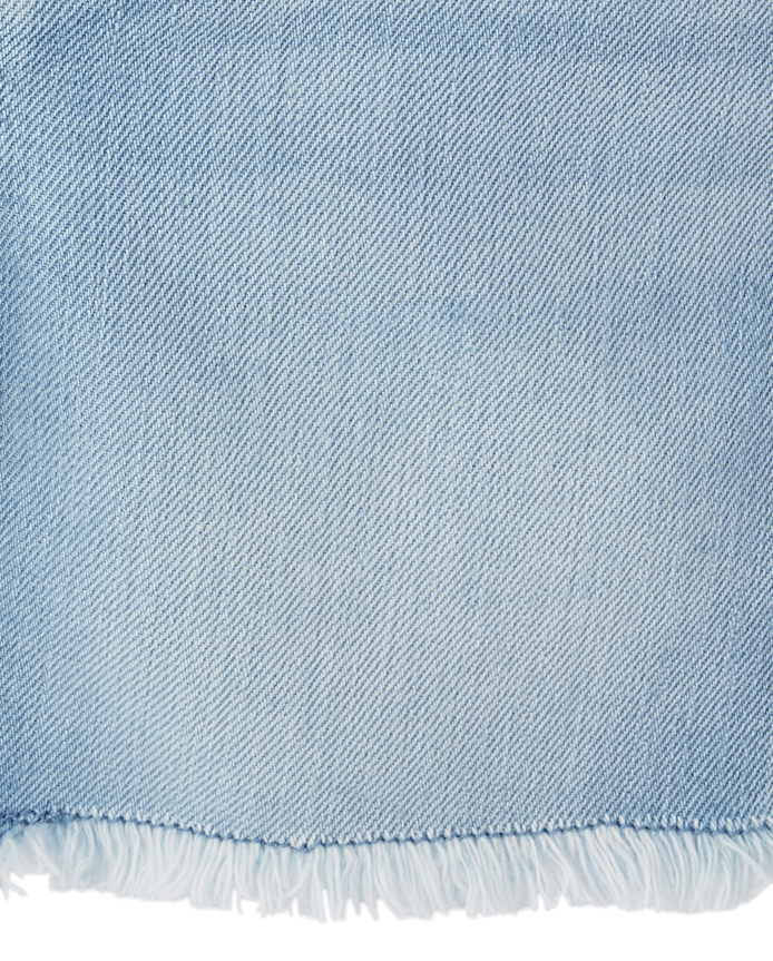 Short midi en jean pour bébé et petite fille