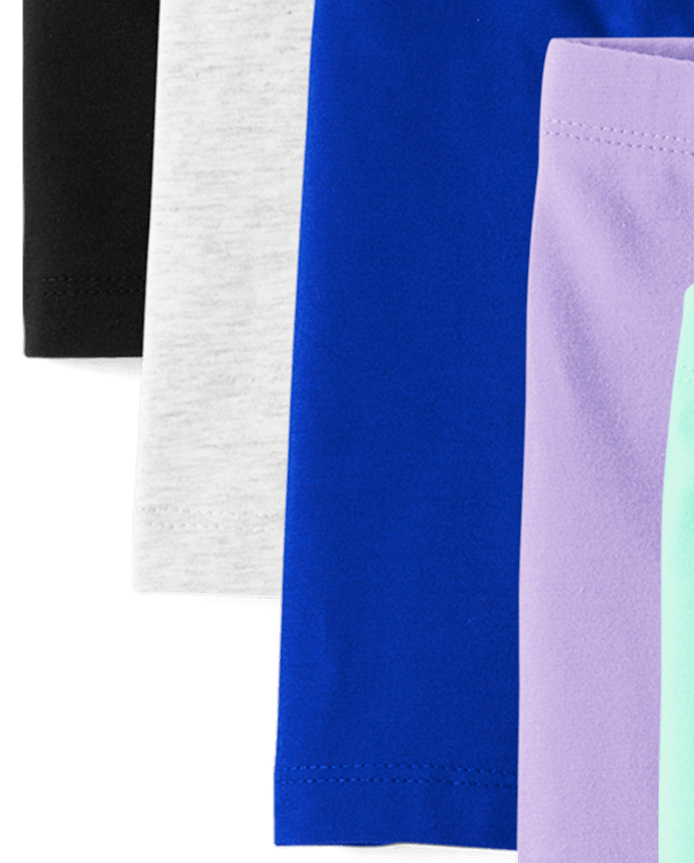 Toddler Girls Bike Shorts 8-Pack