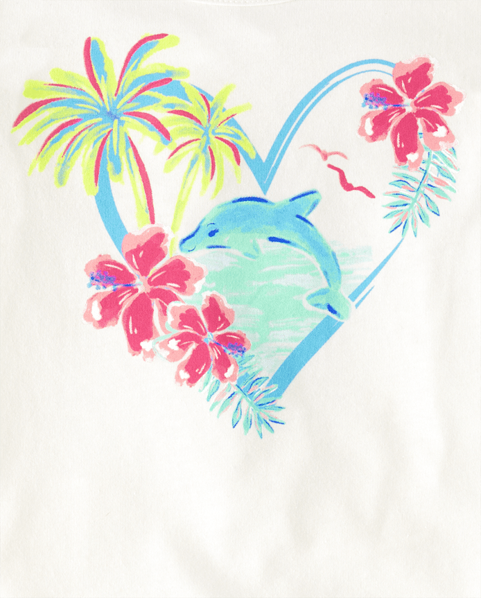 Ensemble 2 pièces à imprimé graphique pour petite fille