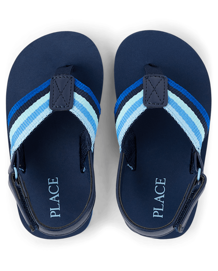 Toddler Striped Flip Flops