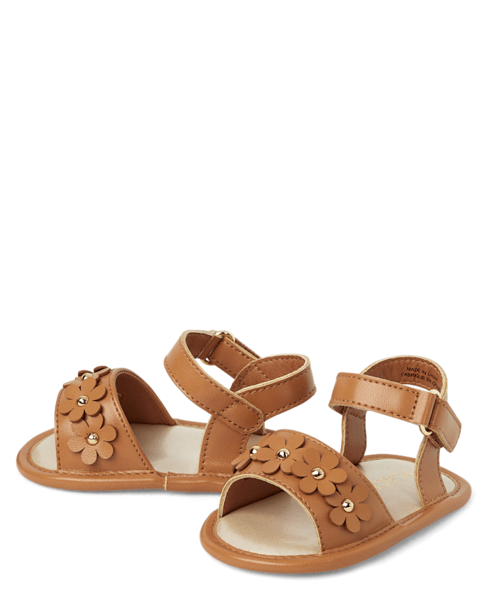 Sandales à fleurs pour bébé fille