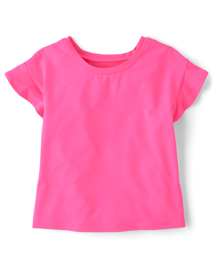Toddler Girls Quick Dry Flutter Top
