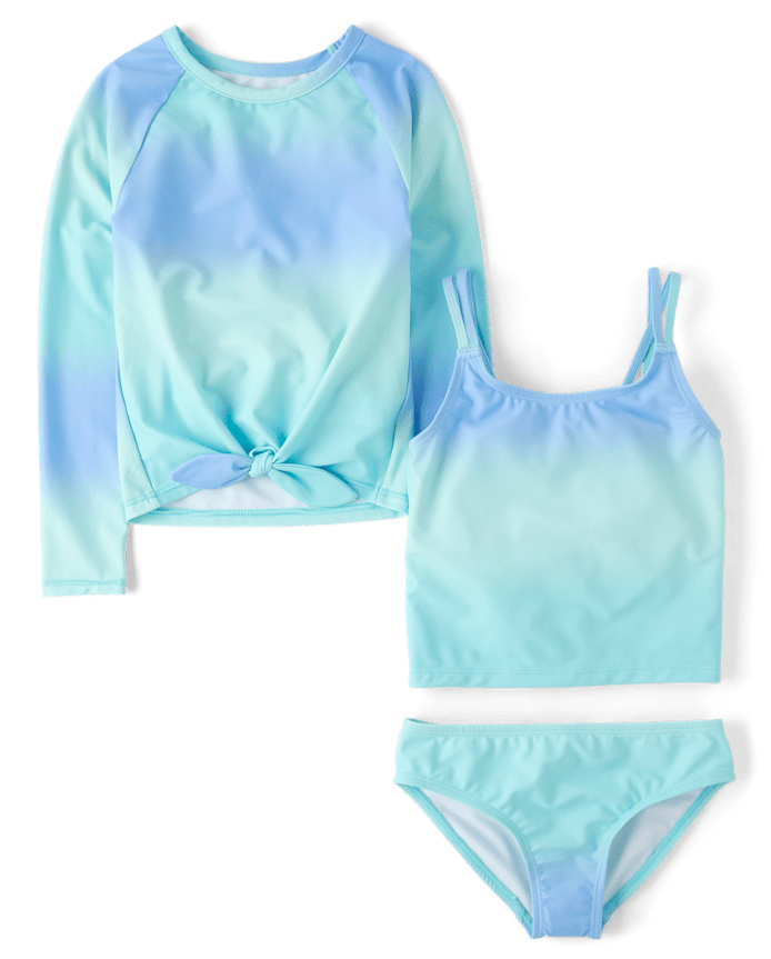 Maillot de bain 3 pièces Fille Ombre