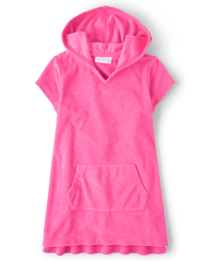 Cache-maillot de bain en éponge pour filles