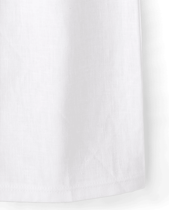 Pantalon de plage à jambe large en lin mélangé Fille
