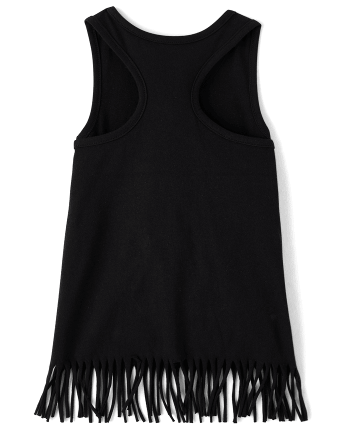 Débardeur à franges graphiques pour filles