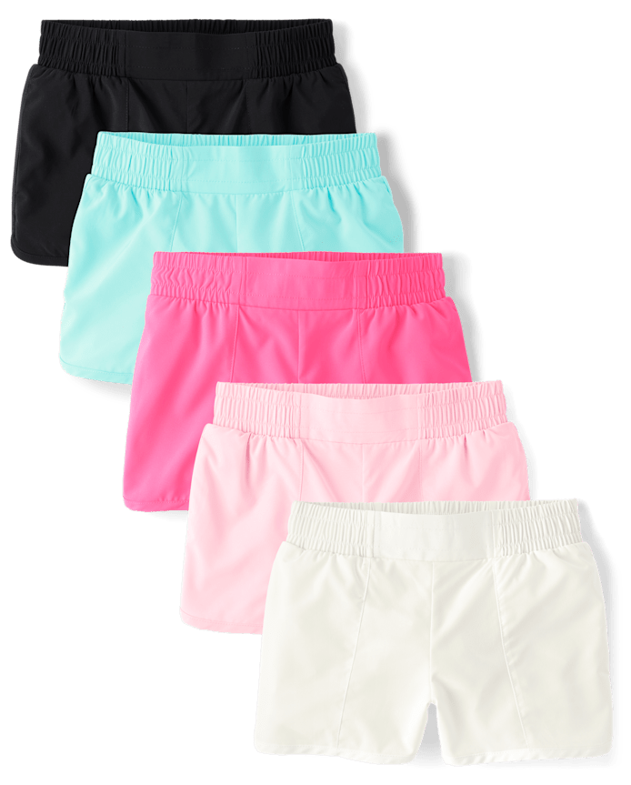 Lot de 5 shorts doublés à séchage rapide Fille