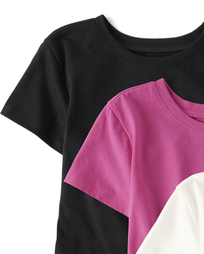 Girls Tie Front Top 5-Pack