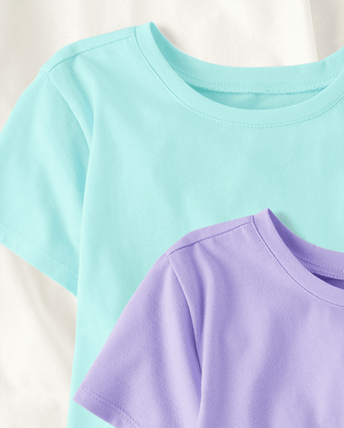 Girls Tie Front Top 5-Pack