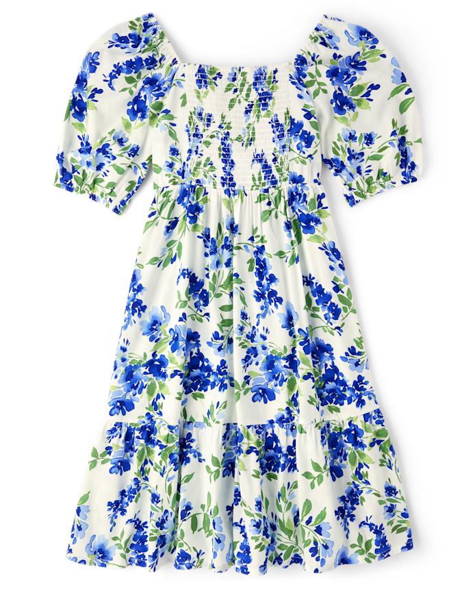 Womens Mommy And Me Floral Ruffle Dress