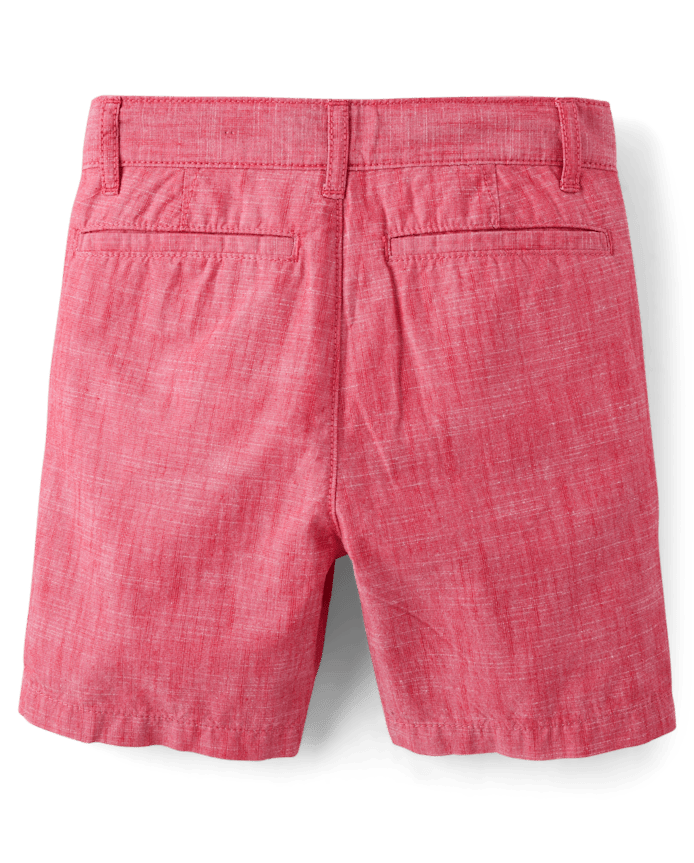 Short chino texturé pour garçon