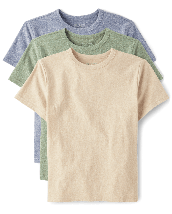 Boys Marled Top 3-Pack