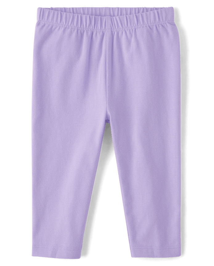 Baby Girls Butterfly Ruffle Leggings 2-Pack