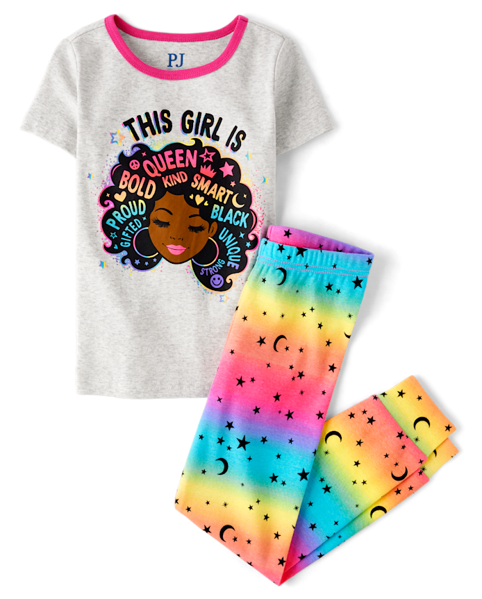 Girls Girl Snug Fit Cotton Pajamas