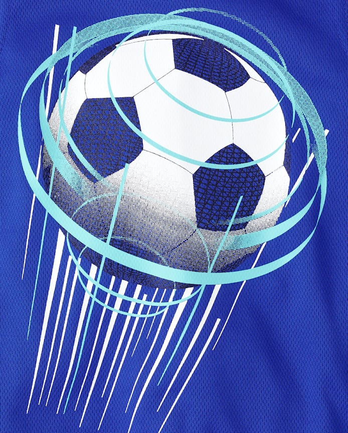 Boys Soccer Mesh  Performance Muscle Tank Top