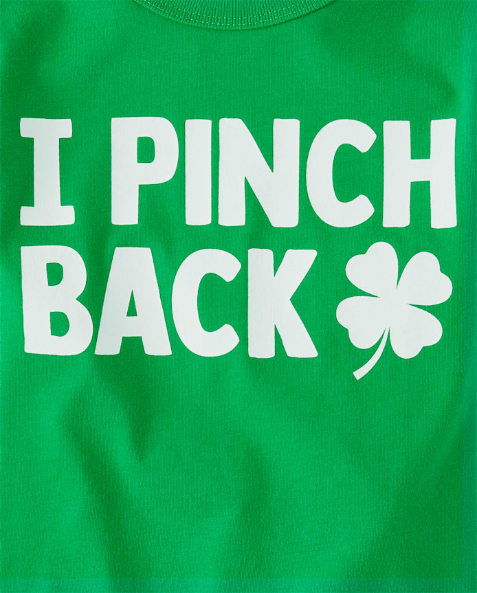 Baby And Toddler St. Patrick's Day I Pinch Back Graphic Tee