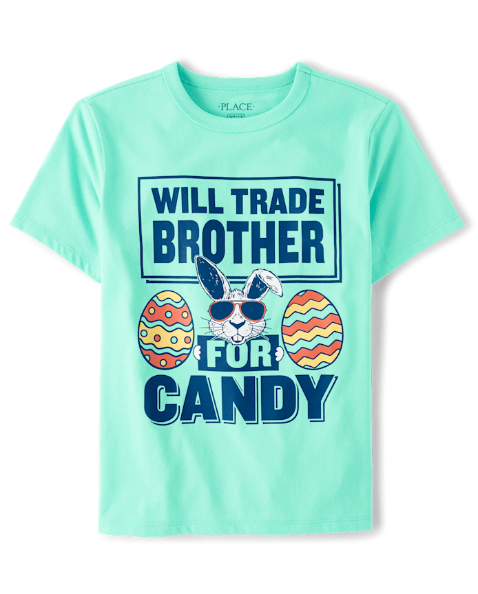 Kids Easter Brother Graphic Tee
