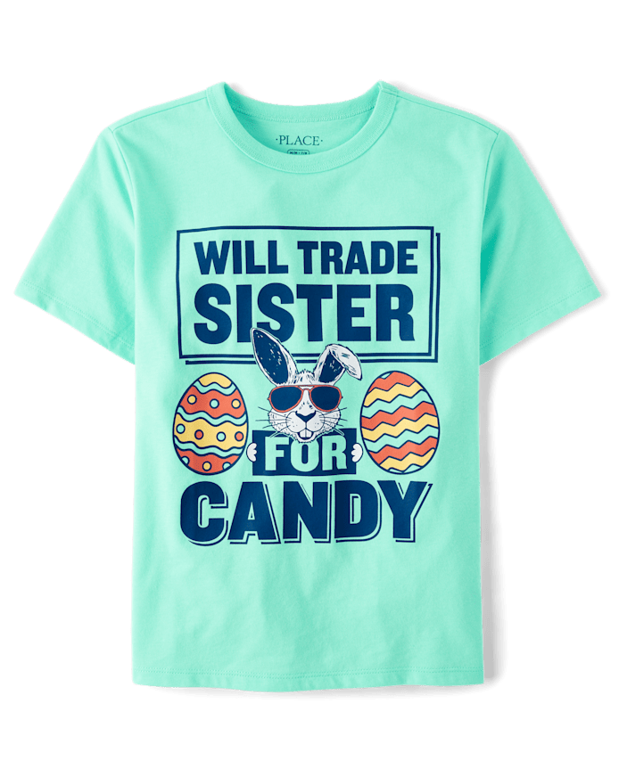 Kids Easter Sister Graphic Tee