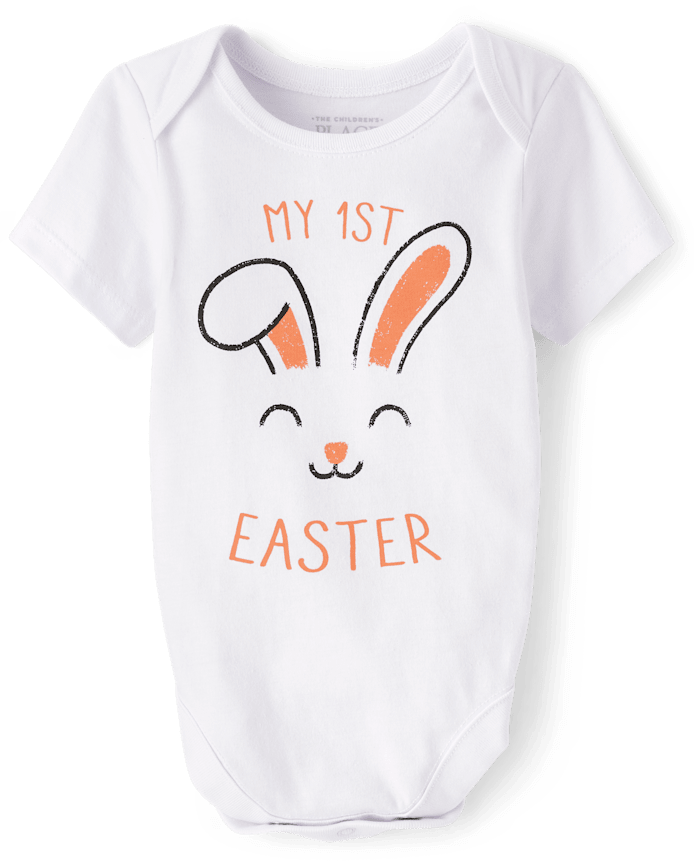 Baby First Easter Graphic Bodysuit
