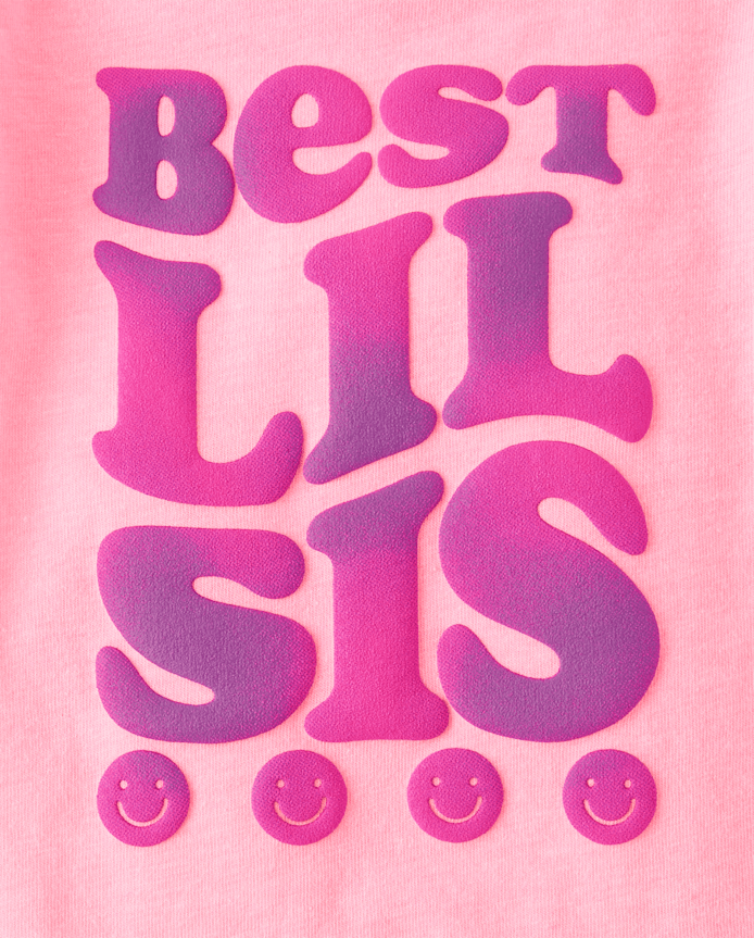 Baby Girls Best Lil Sis Graphic Bodysuit