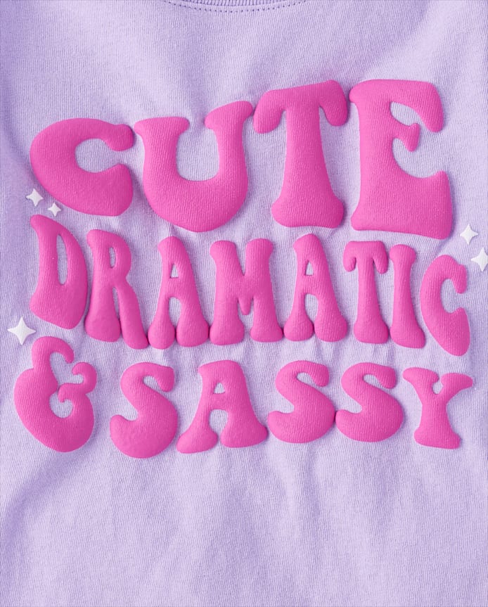 Baby And Toddler Girls Sassy Graphic Tee 3-Pack