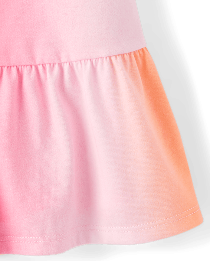Baby And Toddler Girls Ombre Ruffle Dress