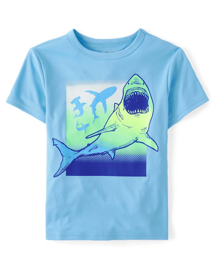 Boys Graphic Performance Top