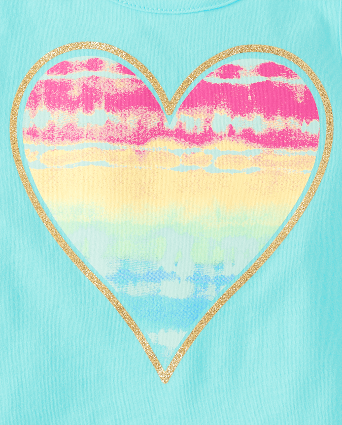 Baby And Toddler Girls Graphic Side Tie Tank Top