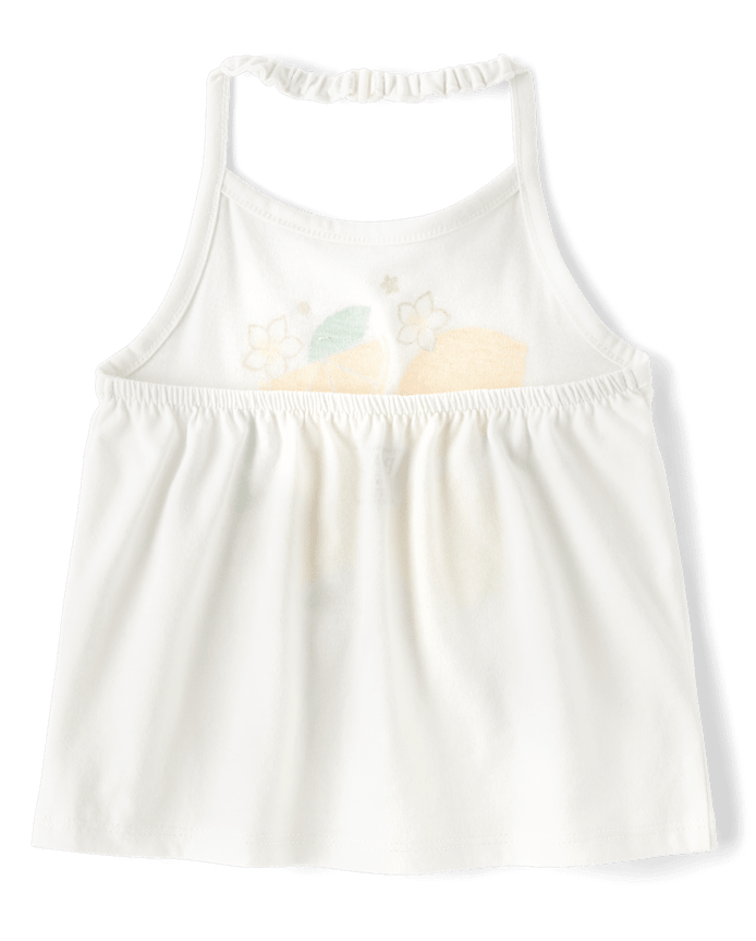 Toddler Girls Graphic Halter Tank Top 2-Pack