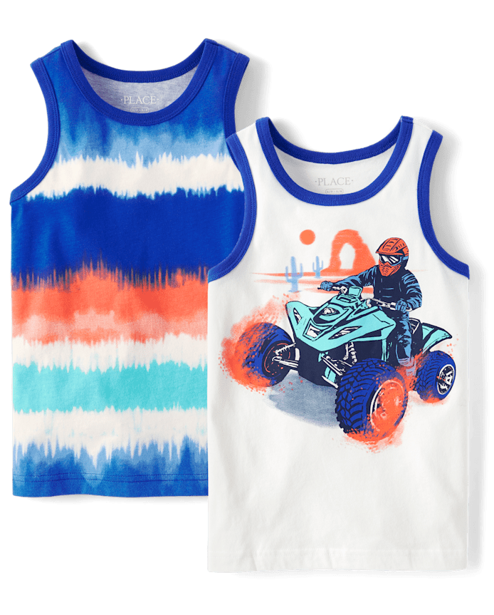Boys Ombre Tank Top 2-Pack