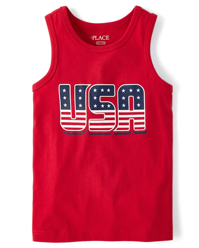 Boys USA Tank Top