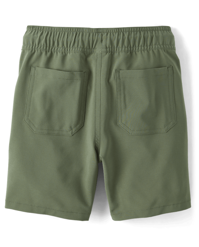 Boys Quick Dry Pull On Jogger Shorts