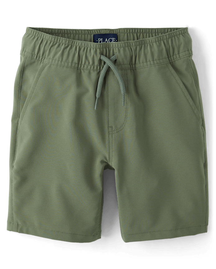 Boys Quick Dry Pull On Jogger Shorts