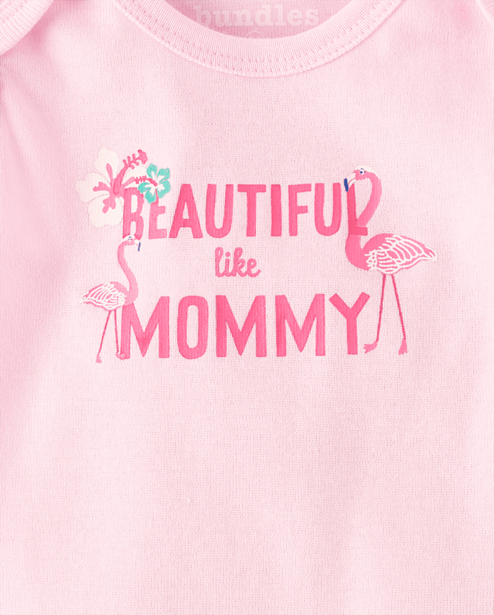 Baby Girls Flamingo Bodysuit 5-Pack