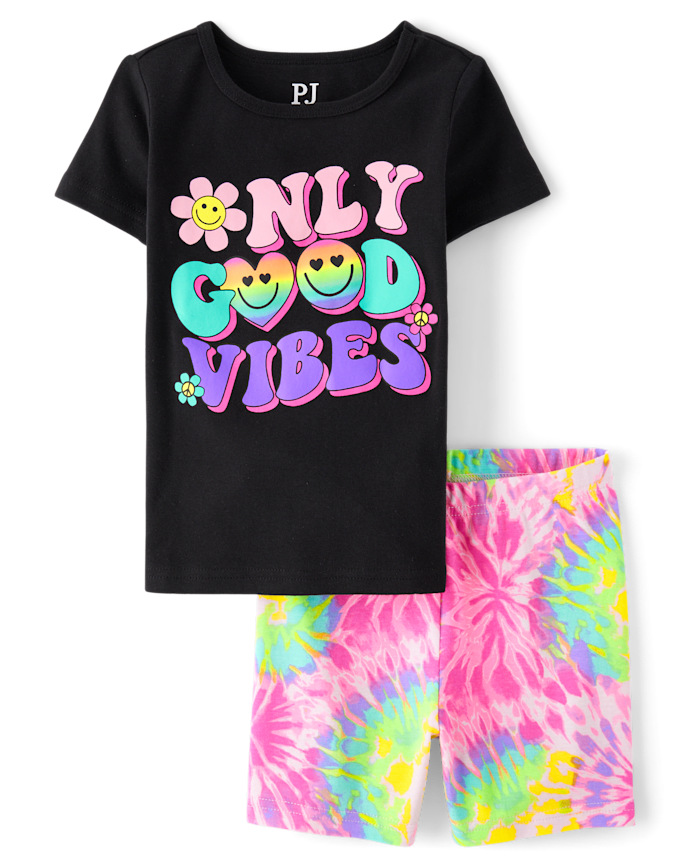 Girls Good Vibes Pajamas