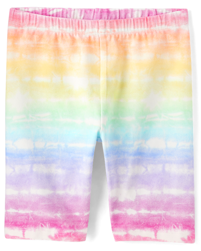 Girls Print Bike Shorts