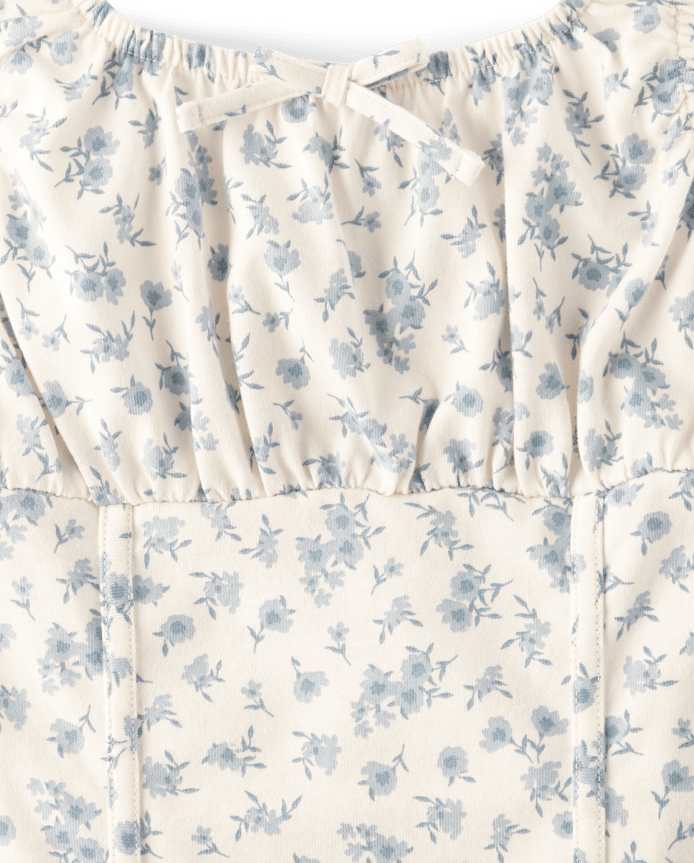 Girls Floral Corset Dress