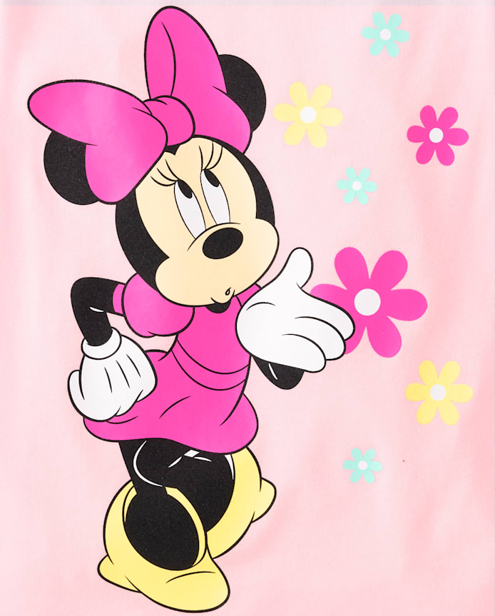 T-shirt graphique Minnie Mouse™ pour bébés et petites filles