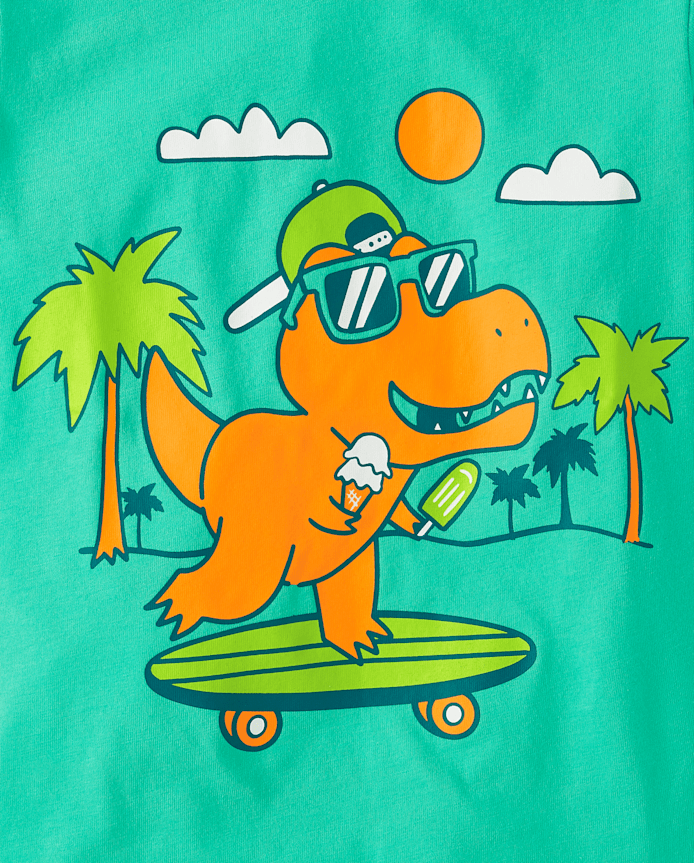 Baby And Toddler Boys Dino Graphic Tee 3-Pack