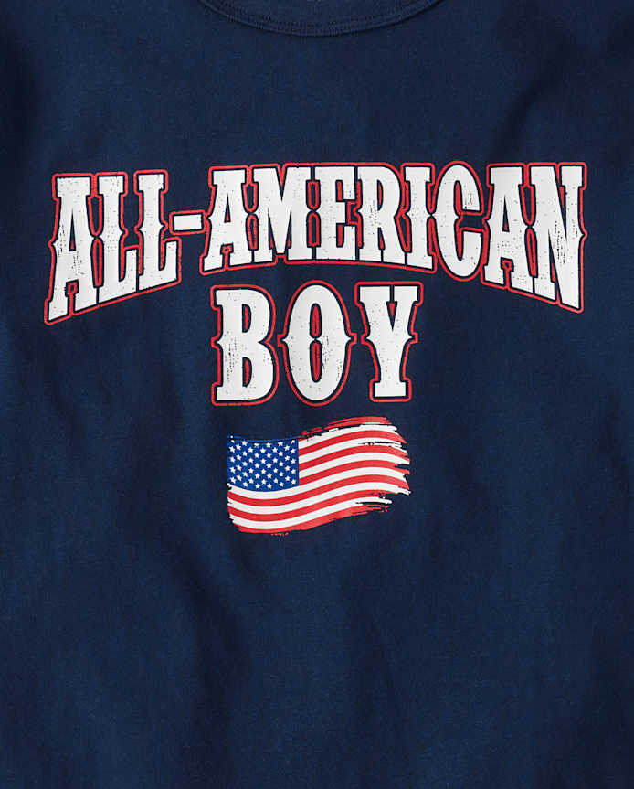 Boys All-American Boy Graphic Tee