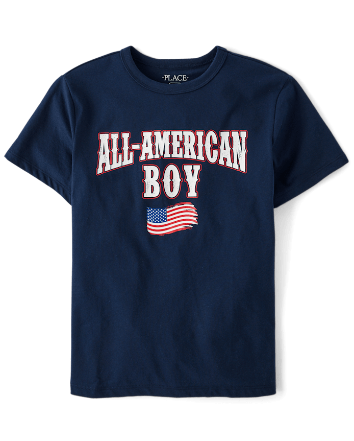 Boys All-American Boy Graphic Tee