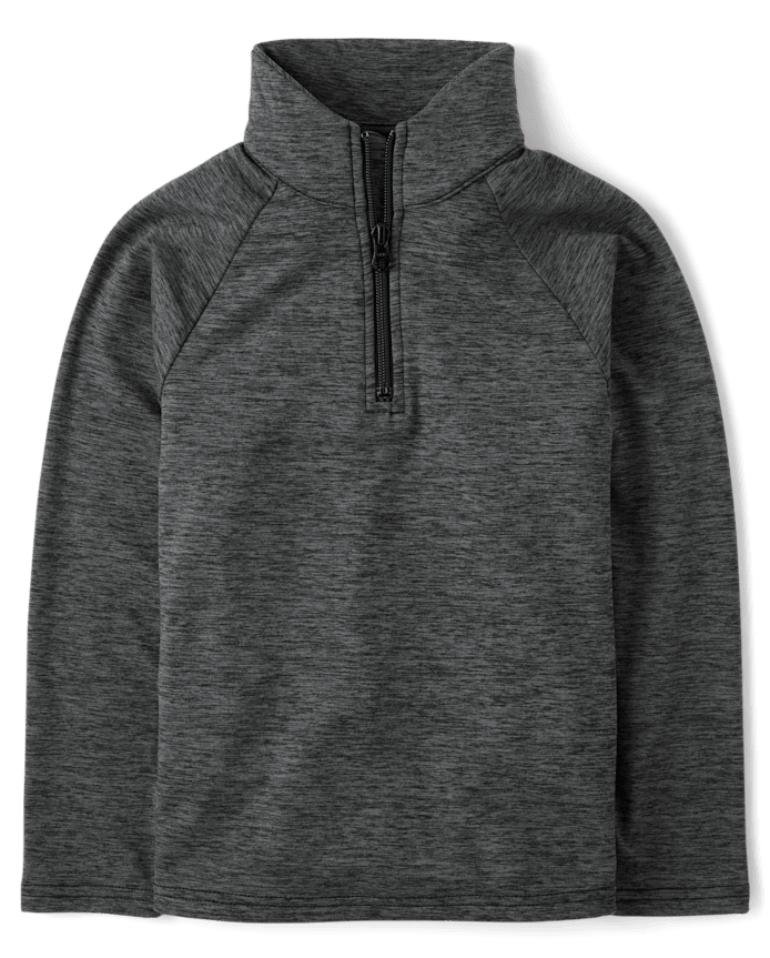 Pull Cozy Active Marl à quart de zip pour garçon