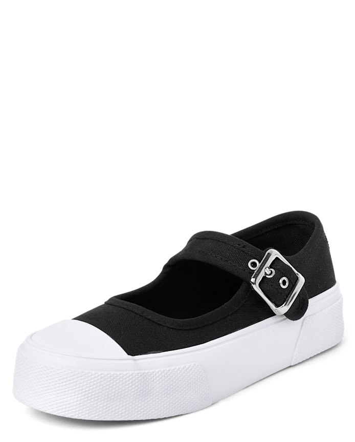 Girls Platform Mary Jane Sneakers